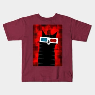 The 3D Cat Kids T-Shirt